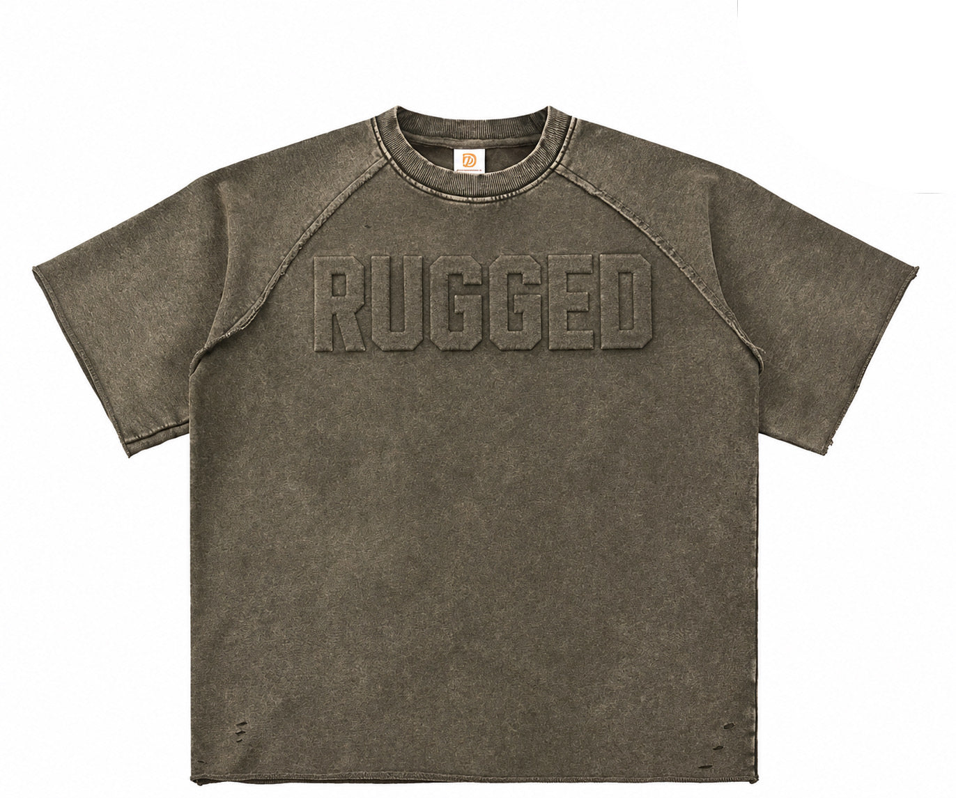 Acid wash rugged T shirt